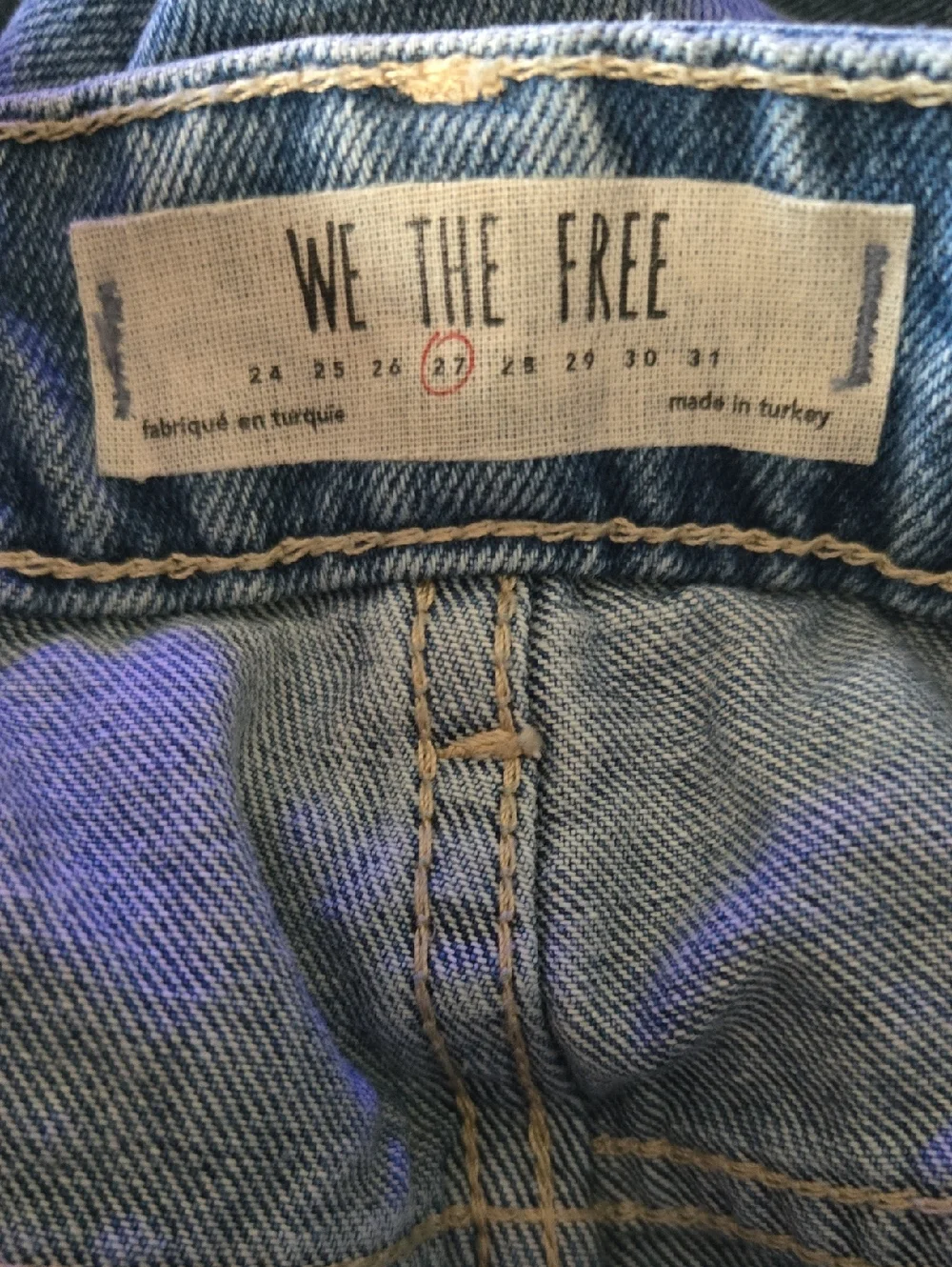 Free People light blue denim Mom jeans